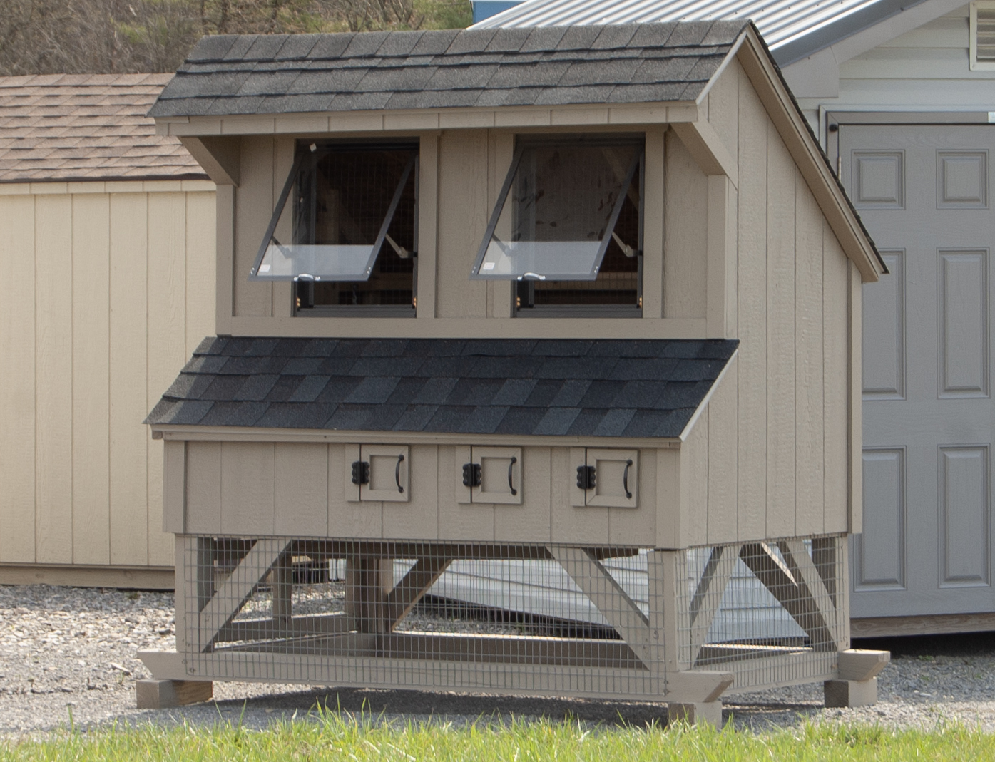 4x6 Mini Chicken Condo crafted at Pine Creek Structures of Spring Glen