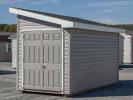 6x14 Lean-To Storage Shed With Graphite Grey Vinyl Siding